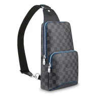 Сумка Louis Vuitton Avenue Sling Bag in Damier Graphite Canvas Fall Winter 2018 Collection N40008 Neon "Graphite"