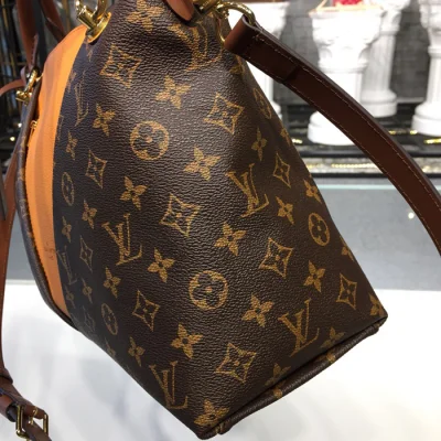 Сумка Louis Vuitton V Tote MM M43951 Monogram Canvas Safran "Brown" фото № 8