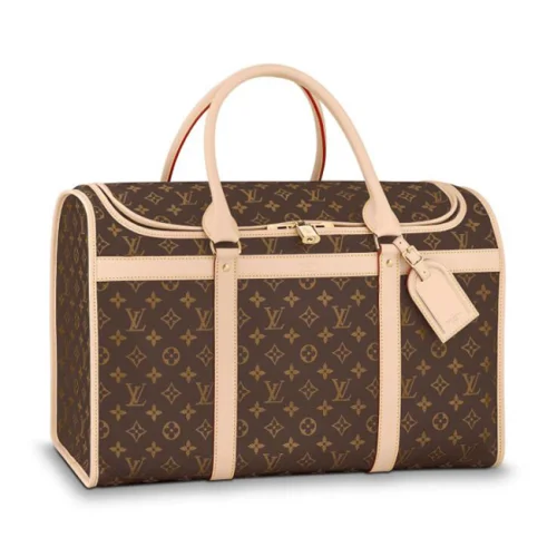 Ошейник Louis Vuitton M42021 Dog Carrier 50 Monogram Canvas "Brown"