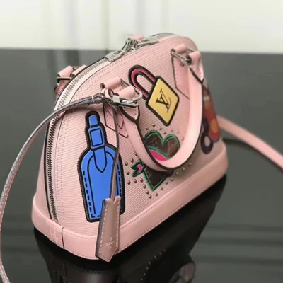 Сумка Louis Vuitton Alma BB M52481 Epi Leather Rose Ballerine "Pink" фото № 5