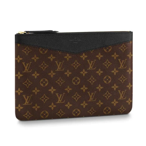 Клатч Louis Vuitton M62048 Daily Pouch Monogram Canvas Black "Brown"