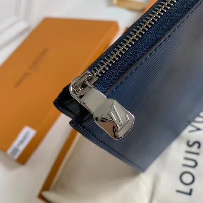 Клатч Louis Vuitton Pochette Jour GM M64154 Epi Leather Bleu Marine "Navy Blue" фото № 8