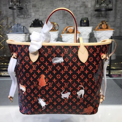 Сумка Louis Vuitton Neverfull MM M44441 Monogram Canvas "Brown" фото № 4