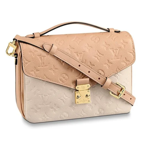 Сумка Louis Vuitton Pochette Metis M44300 Monogram Empreinte Canvas "Beige"