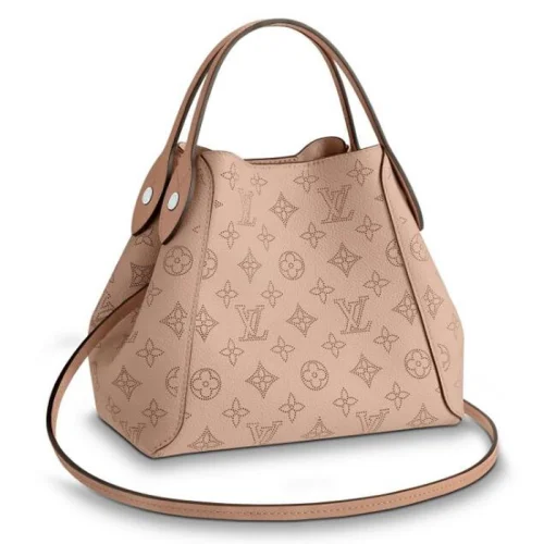 Сумка Louis Vuitton Hina PM M54353 Mahina Leather Magnolia "Beige"
