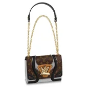 Сумка Louis Vuitton Twist MM M52581 Monogram Canvas "Brown"