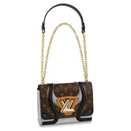 Сумка Louis Vuitton Twist MM M52581 Monogram Canvas "Brown"