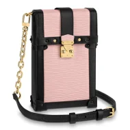Сумка Louis Vuitton Pochette Trunk Verticale M67872 Epi Leather Rose Ballerine "Pink"