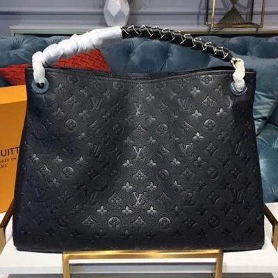 Сумка Louis Vuitton Artsy MM M52731 Monogram Empreinte Leather "Black" фото № 3