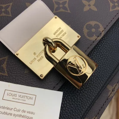 Сумка Louis Vuitton Vaugirard M44354 Monogram Coated Canvas Black "Brown" фото № 7