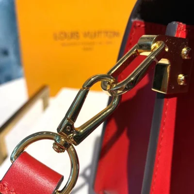 Сумка Louis Vuitton Mini Dauphine M90499 Monogram Vernis "Red" фото № 7