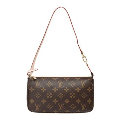 Сумка Louis Vuitton M40712 Pochette Accessoires Monogram Canvas "Brown" фото № 4