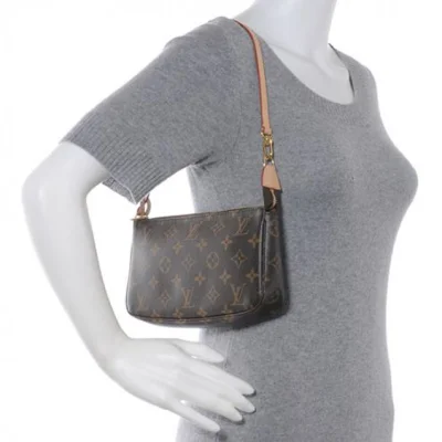Сумка Louis Vuitton M40712 Pochette Accessoires Monogram Canvas "Brown" фото № 8