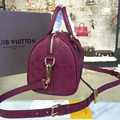 Сумка Louis Vuitton M40764 Speedy 25 Tote Bag Monogram Empreinte Leather "Purple" фото № 3 Сумка Louis Vuitton M40764 Speedy 25 Tote Bag Monogram Empreinte Leather "Purple" фото № 3