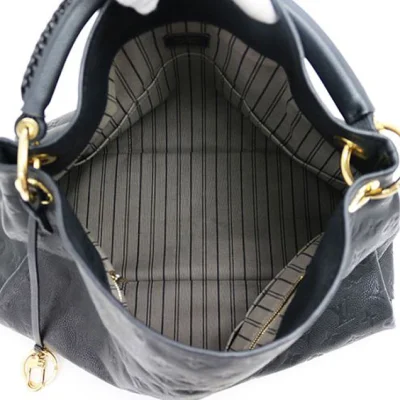 Сумка Louis Vuitton M41066 Artsy MM Hobo Bag Monogram Empreinte Leather "Black" фото № 6