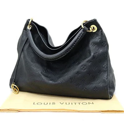 Сумка Louis Vuitton M41066 Artsy MM Hobo Bag Monogram Empreinte Leather "Black" фото № 9