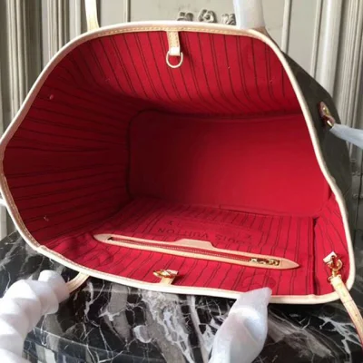 Сумка Louis Vuitton M41177 Neverfull MM Shoulder Bag Monogram Canvas "Brown" фото № 8