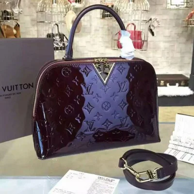 Сумка Louis Vuitton M42693 Melrose Tote Bag Monogram Vernis "Chocolate" фото № 2
