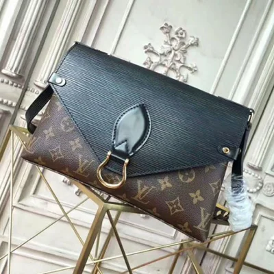 Сумка Louis Vuitton M44030 Saint Michel Shoulder Bag Monogram Canvas "Brown" фото № 2