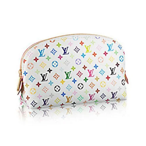 Косметичка Louis Vuitton M47354 Cosmetic Pouch Monogram Multicolore Canvas "White"