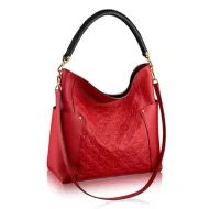 Сумка Louis Vuitton M50071 Bagatelle Hobo Bag Monogram Empreinte Leather "Red"