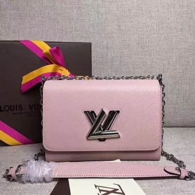 Сумка Louis Vuitton M50380 Twist MM Shoulder Bag Epi Leather "Pink" фото № 2
