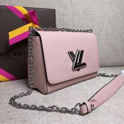 Сумка Louis Vuitton M50380 Twist MM Shoulder Bag Epi Leather "Pink" фото № 3