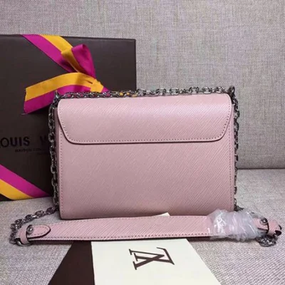 Сумка Louis Vuitton M50380 Twist MM Shoulder Bag Epi Leather "Pink" фото № 4