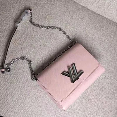 Сумка Louis Vuitton M50380 Twist MM Shoulder Bag Epi Leather "Pink" фото № 9