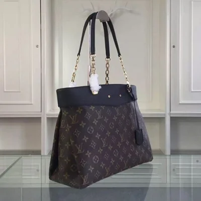 Сумка Louis Vuitton M51198 Pallas Shopper Shoulder Bag Monogram Canvas "Brown" фото № 3
