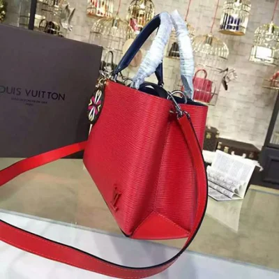 Сумка Louis Vuitton M51333 Kleber PM Tote Bag Epi Leather "Red" фото № 3