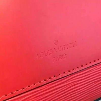 Сумка Louis Vuitton M51333 Kleber PM Tote Bag Epi Leather "Red" фото № 8