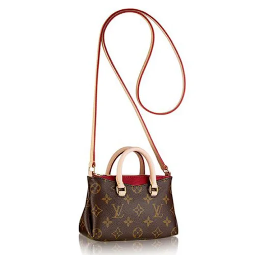 Сумка Louis Vuitton M61254 Nano Pallas Crossbody Bag Monogram Canvas "Brown"
