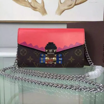 Сумка Louis Vuitton M61488 Chain Wallet Totem Monogram Canvas "Brown" фото № 2