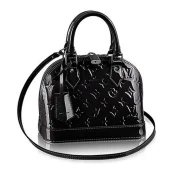 Сумка Louis Vuitton M90063 Alma BB Tote Bag Monogram Vernis "Black"