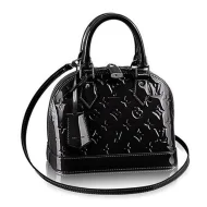 Сумка Louis Vuitton M90063 Alma BB Tote Bag Monogram Vernis "Black"
