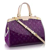Сумка Louis Vuitton M90106 Brea MM Tote Bag Monogram Vernis "Purple"