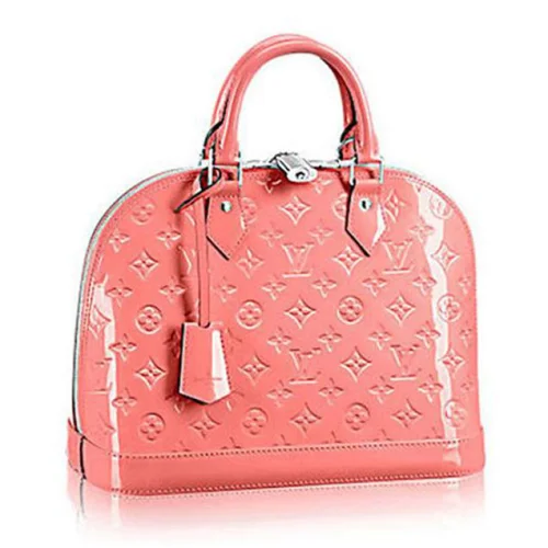 Сумка Louis Vuitton M90962 Alma PM Tote Bag Monogram Vernis "Pink"