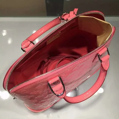 Сумка Louis Vuitton M90962 Alma PM Tote Bag Monogram Vernis "Pink" фото № 9