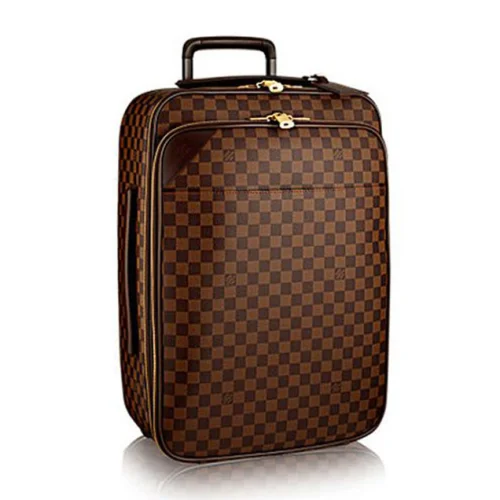 Чемодан Louis Vuitton N21223 Pegase Legere 55 Business Rolling Luggage Damier Ebene Canvas "Brown"