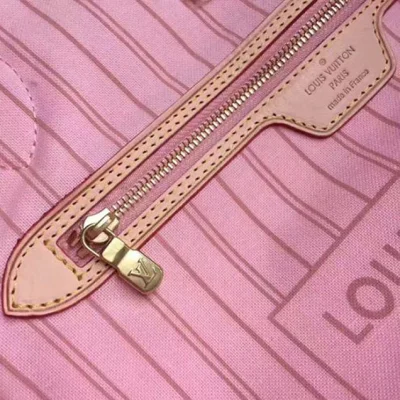 Сумка Louis Vuitton N41050 Neverfull MM Shoulder Bag Damier Azur Canvas "White" фото № 9