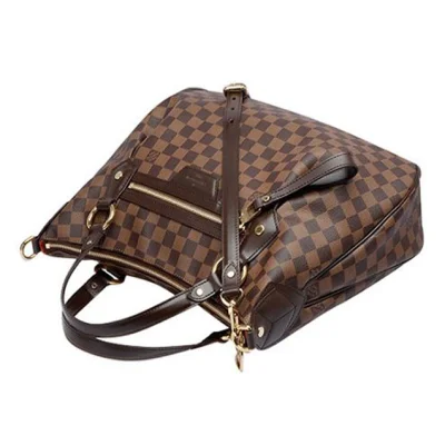 Сумка Louis Vuitton N41131 Evora MM Shoulder Bag Damier Ebene Canvas "Brown" фото № 7