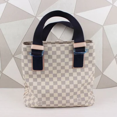 Сумка Louis Vuitton N41179 Cabas PM Shoulder Bag Damier Azur Canvas "White" фото № 4