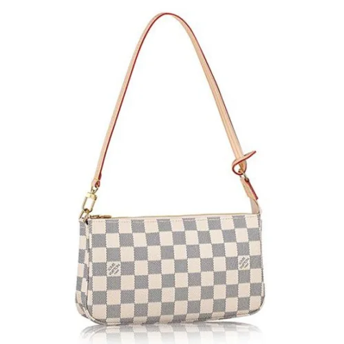 Сумка Louis Vuitton N41207 Pochette Accessoires Damier Azur Canvas "White"