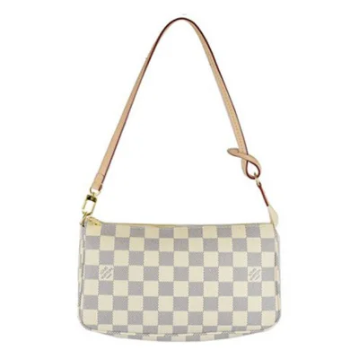 Сумка Louis Vuitton N41207 Pochette Accessoires Damier Azur Canvas "White" фото № 2