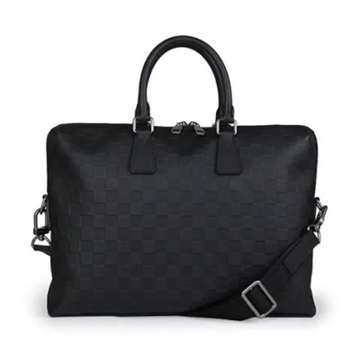 Портфель Louis Vuitton N41248 Porte Documents Jour Briefcase Damier Infini Leather "Black" фото № 2
