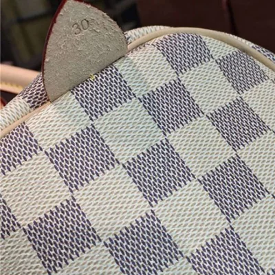 Сумка Louis Vuitton N41370 Speedy 30 Tote Bag Damier Azur Canvas "White" фото № 7