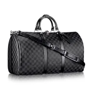 Сумка Louis Vuitton N41413 Keepall Bandouliere 55 Duffel Bag Damier Graphite Canvas "Graphite"