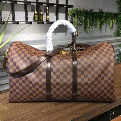 Сумка Louis Vuitton N41414 Keepall Bandouliere 55 Duffel Bag Damier Ebene Canvas "Brown" фото № 4 Сумка Louis Vuitton N41414 Keepall Bandouliere 55 Duffel Bag Damier Ebene Canvas "Brown" фото № 4