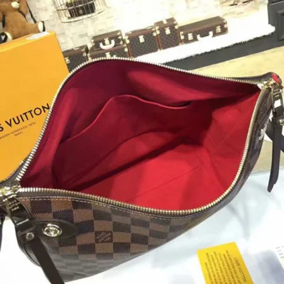Сумка Louis Vuitton N41425 Duomo Shoulder Bag Damier Ebene Canvas "Brown" фото № 8